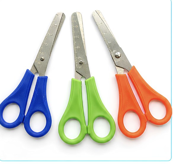 ✂️ MiniCut Kids – Tijera Escolar con Regla Integrada
