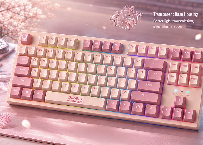 ⌨️ F87 75% Tri-Mode – Teclado Mecánico Inalámbrico RGB Hot-Swap