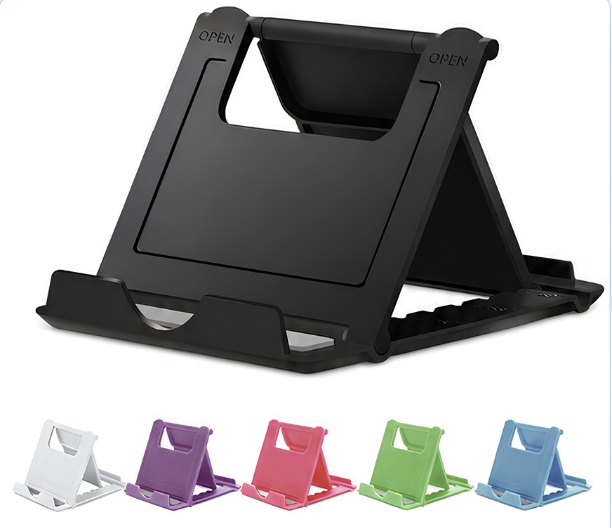 📱 Soporte Plegable Multiángulo – Base Ajustable para Celular