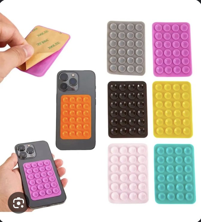 📱 Soporte de Silicona con Ventosas – Para Celular