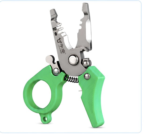 🛠️ MiniStrip Pro 12 en 1 – Alicate Pelacables Multifunción