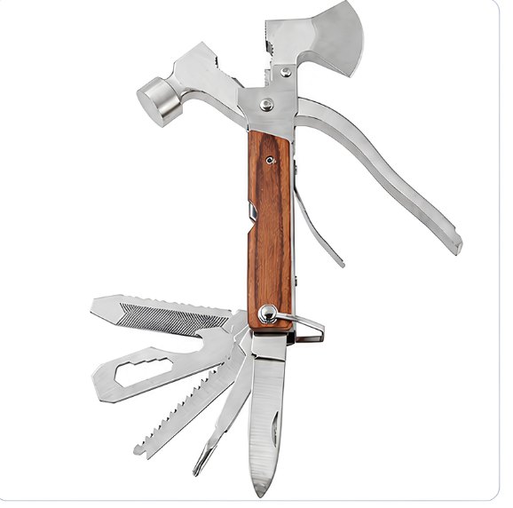 🪓 Survival Axe 14 en 1 – Multiherramienta de Camping